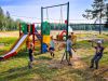 Детская площадка на базе отдыха Лазурная